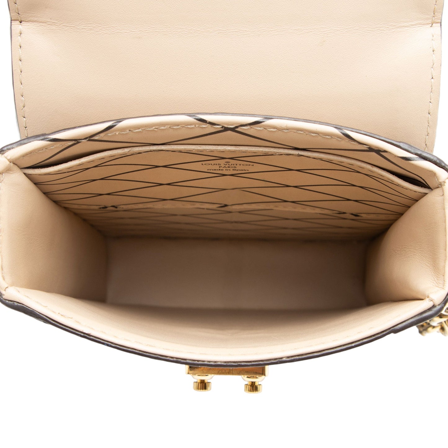 Louis Vuitton Reverse Monogram Pochette Trunk Vertical Shoulder Bag (SHF-xhzYvZ)