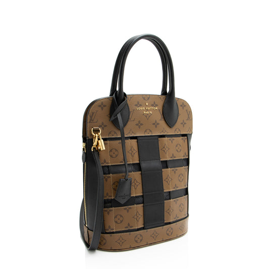 Louis Vuitton Reverse Monogram Tressage MM Tote