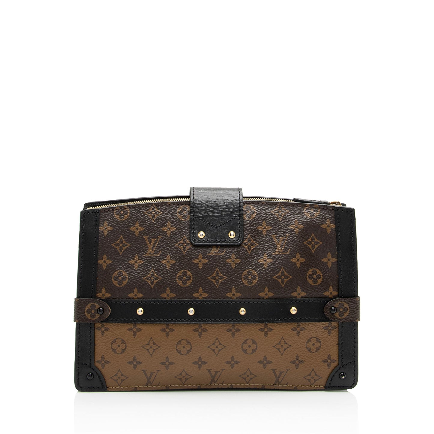 Louis Vuitton Reverse Monogram Trunk Clutch (SHF-sTBUNH)