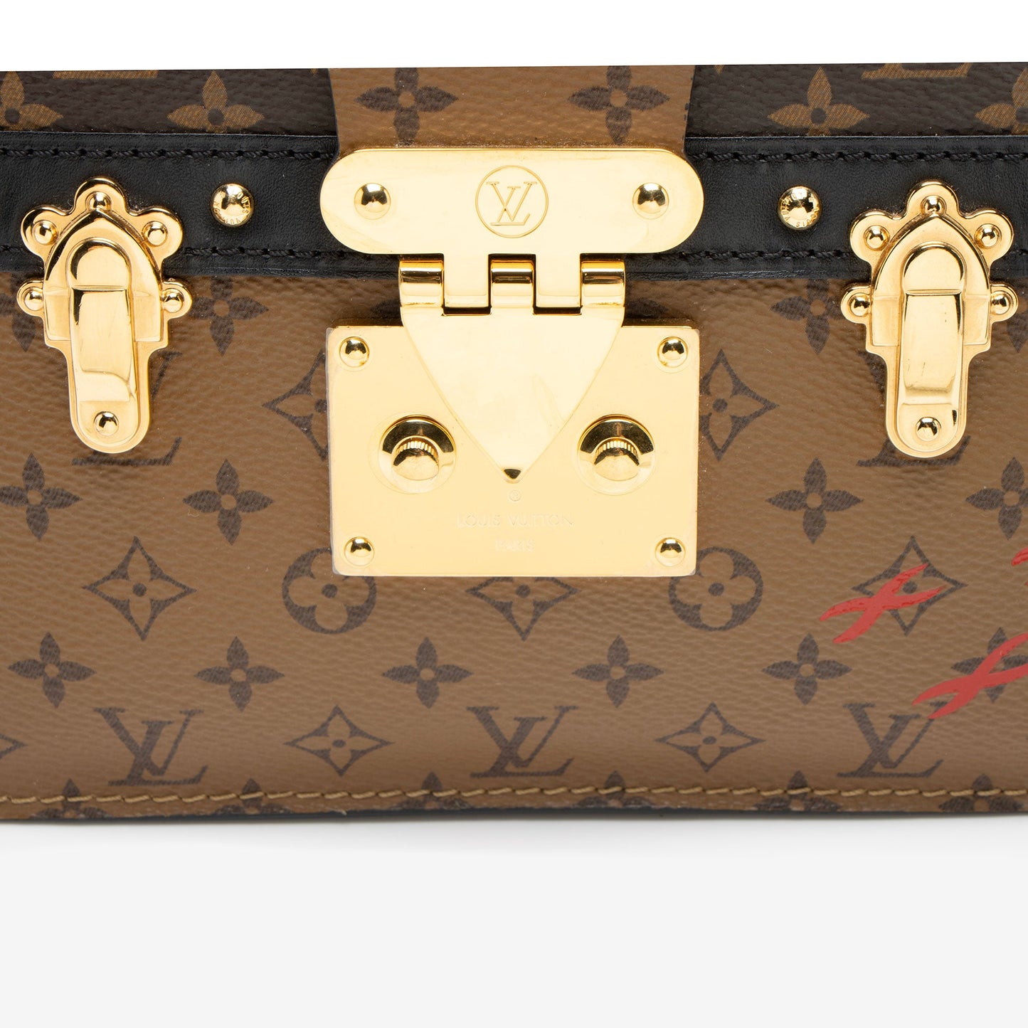 Louis Vuitton Reverse Monogram Trunk Clutch