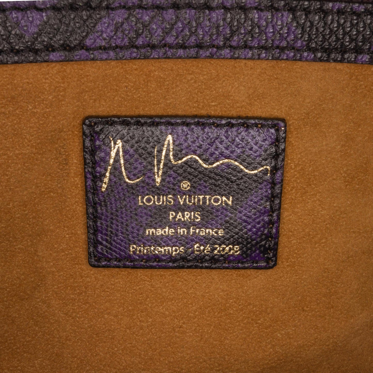 Louis Vuitton Richard Prince Monogram Heartbreak Jokes Tote (SHG-awmcjt)