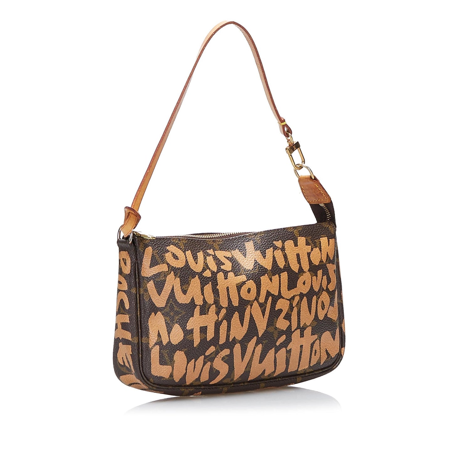 Louis Vuitton Stephen Sprouse Monogram Graffiti Pochette Accessoires (SHG-cl9BG5)