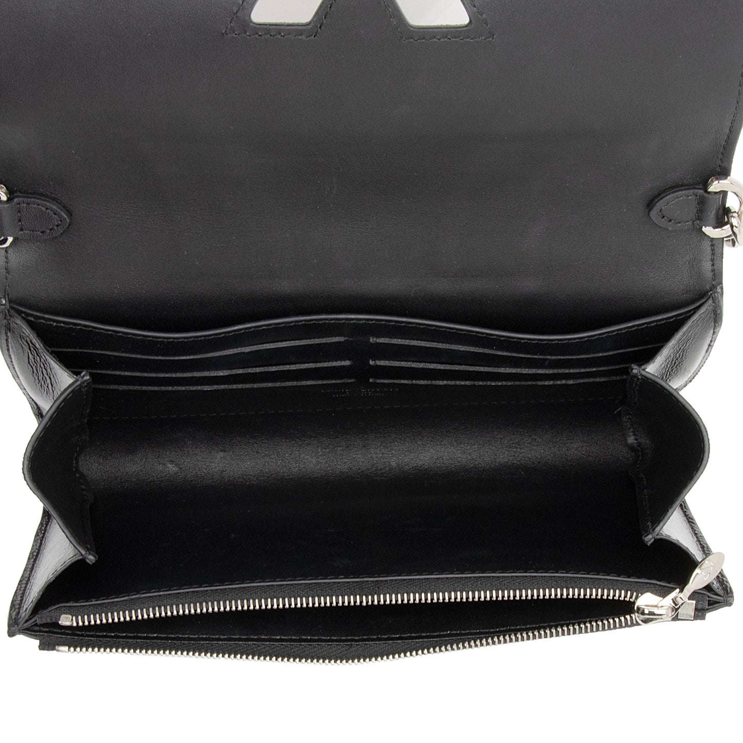 Louis Vuitton Suede Calfskin Wild Leopard Print Twist Chain Wallet (SHF-640zA2)
