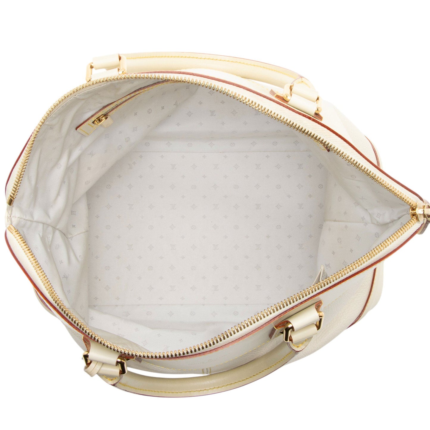 Louis Vuitton Suhali Leather Lockit MM Satchel