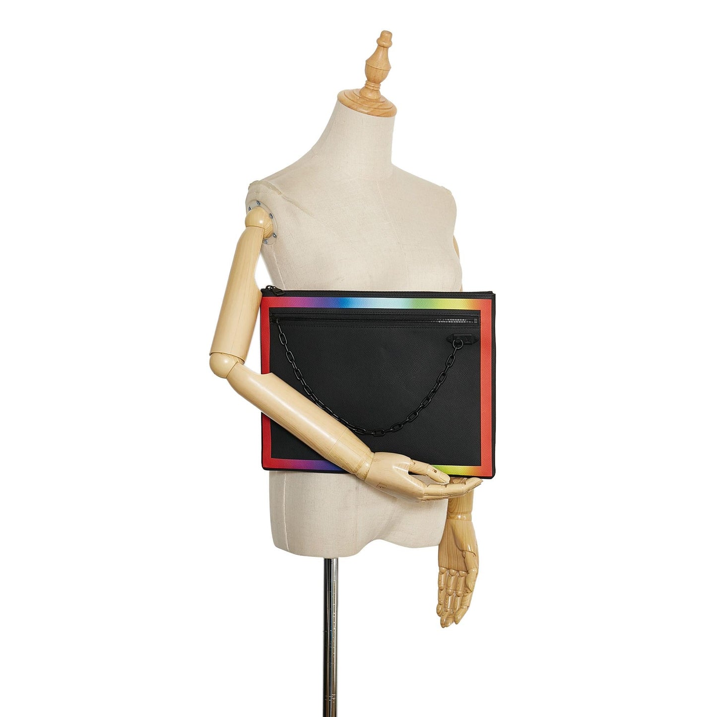 Louis Vuitton Taiga Rainbow Pochette A4 (SHG-36906)
