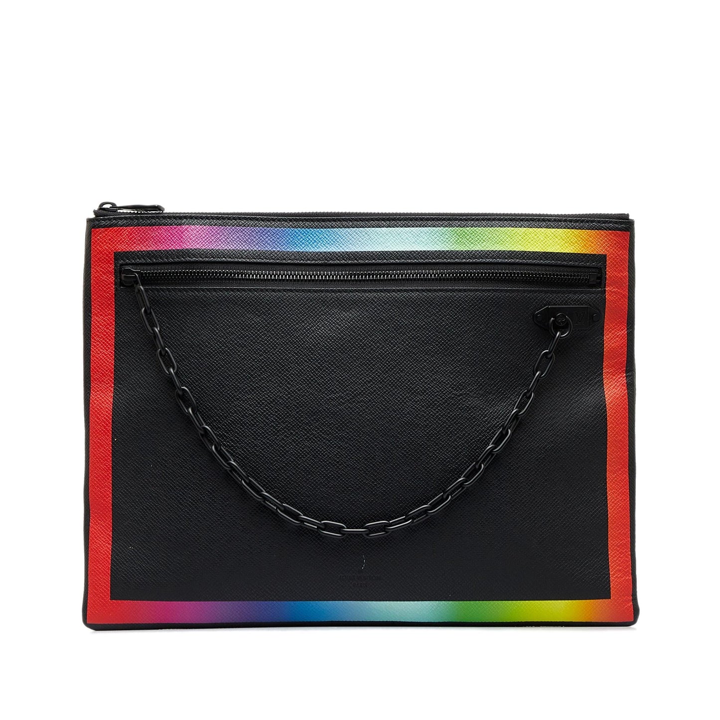 Louis Vuitton Taiga Rainbow Pochette A4 (SHG-StdqCP)