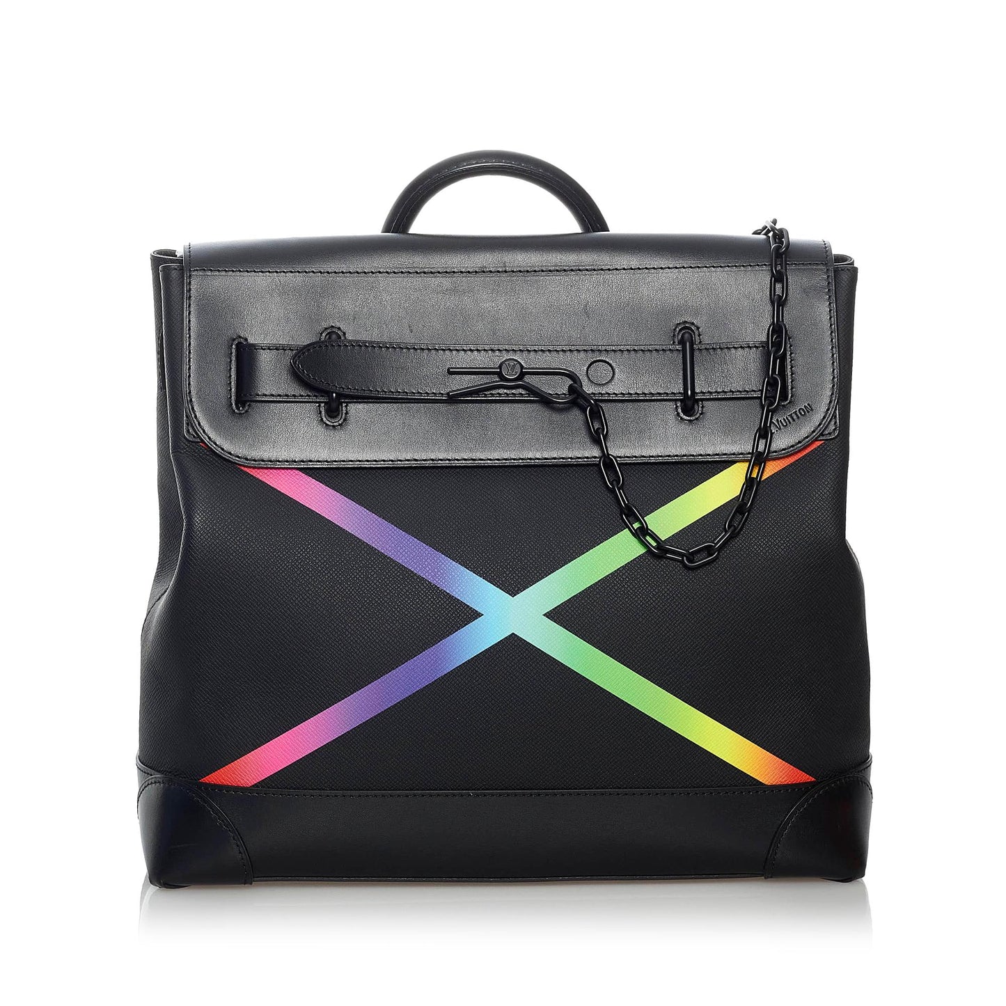 Louis Vuitton Taiga Rainbow Steamer PM (SHG-owJY0b)