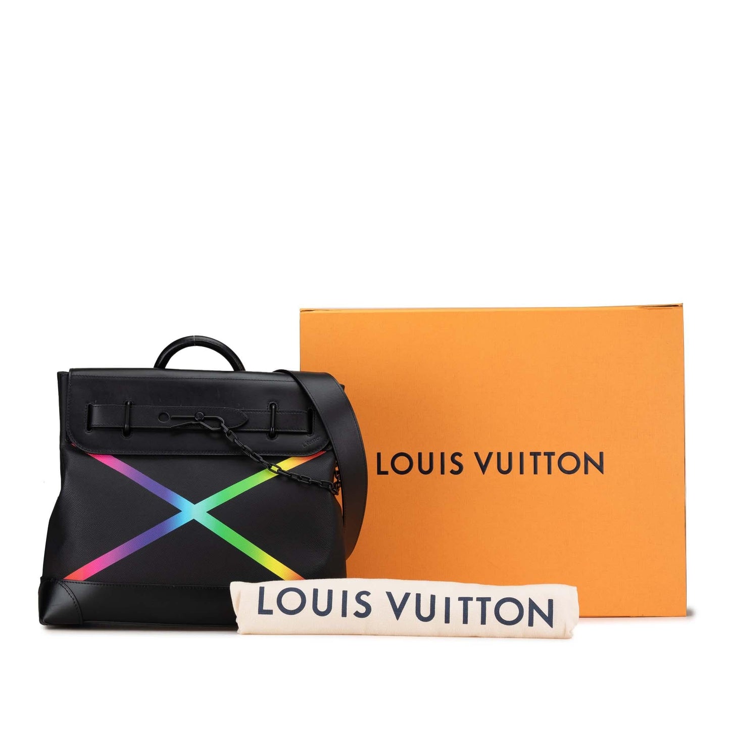 Louis Vuitton Taiga Rainbow Steamer PM