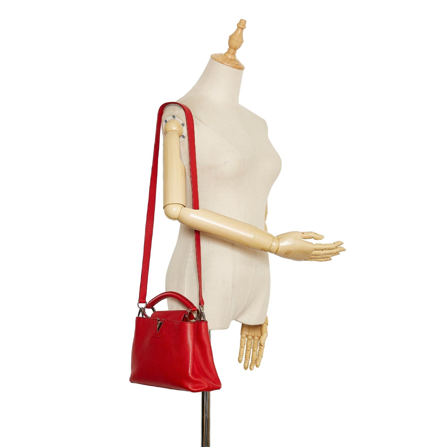 Louis Vuitton Taurillon Capucines BB (SHG-rtELSY)