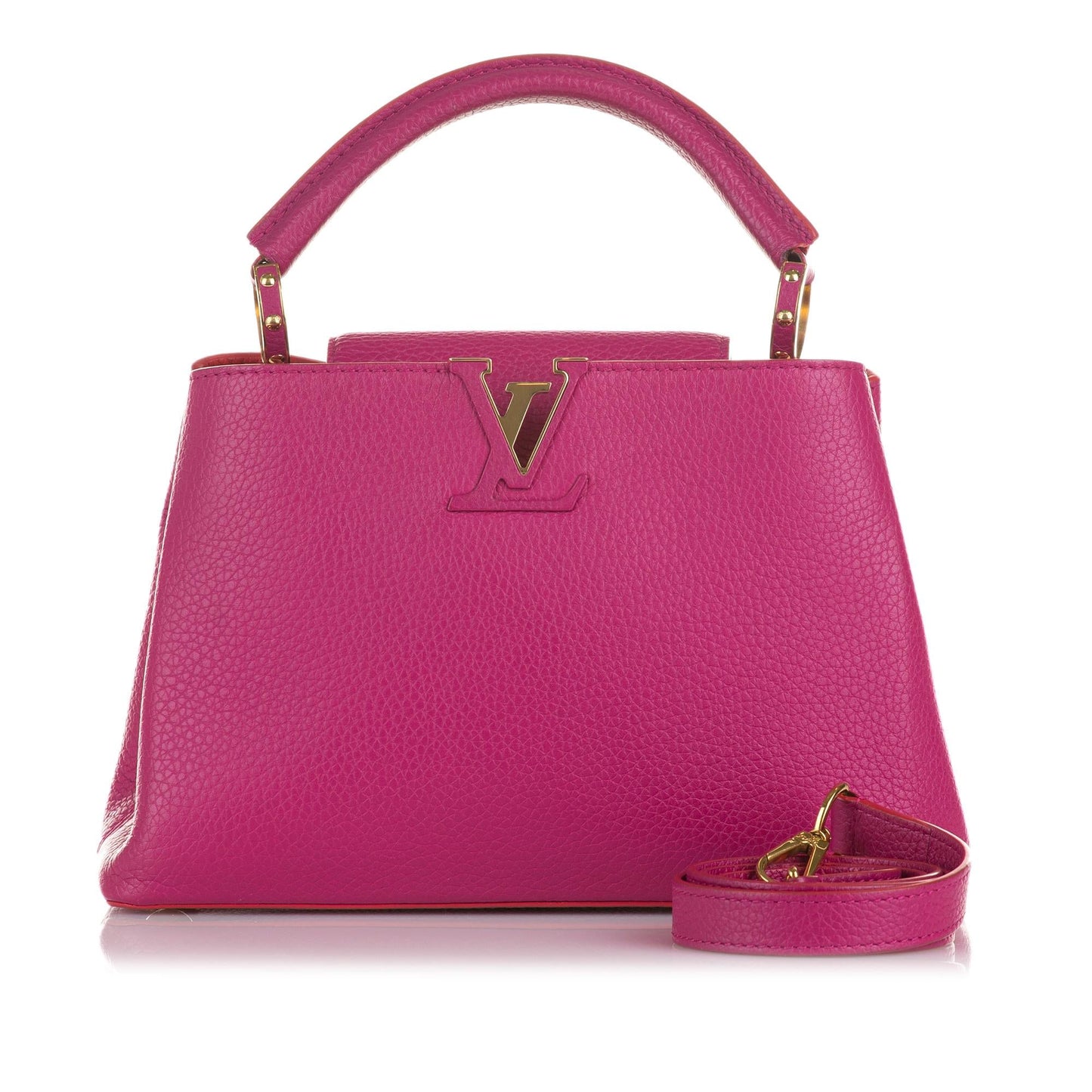 Louis Vuitton Taurillon Capucines BB (SHG-ittFxI)