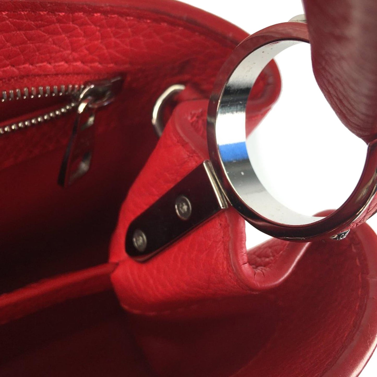 Louis Vuitton Taurillon Capucines BB (SHG-F0YTU4)