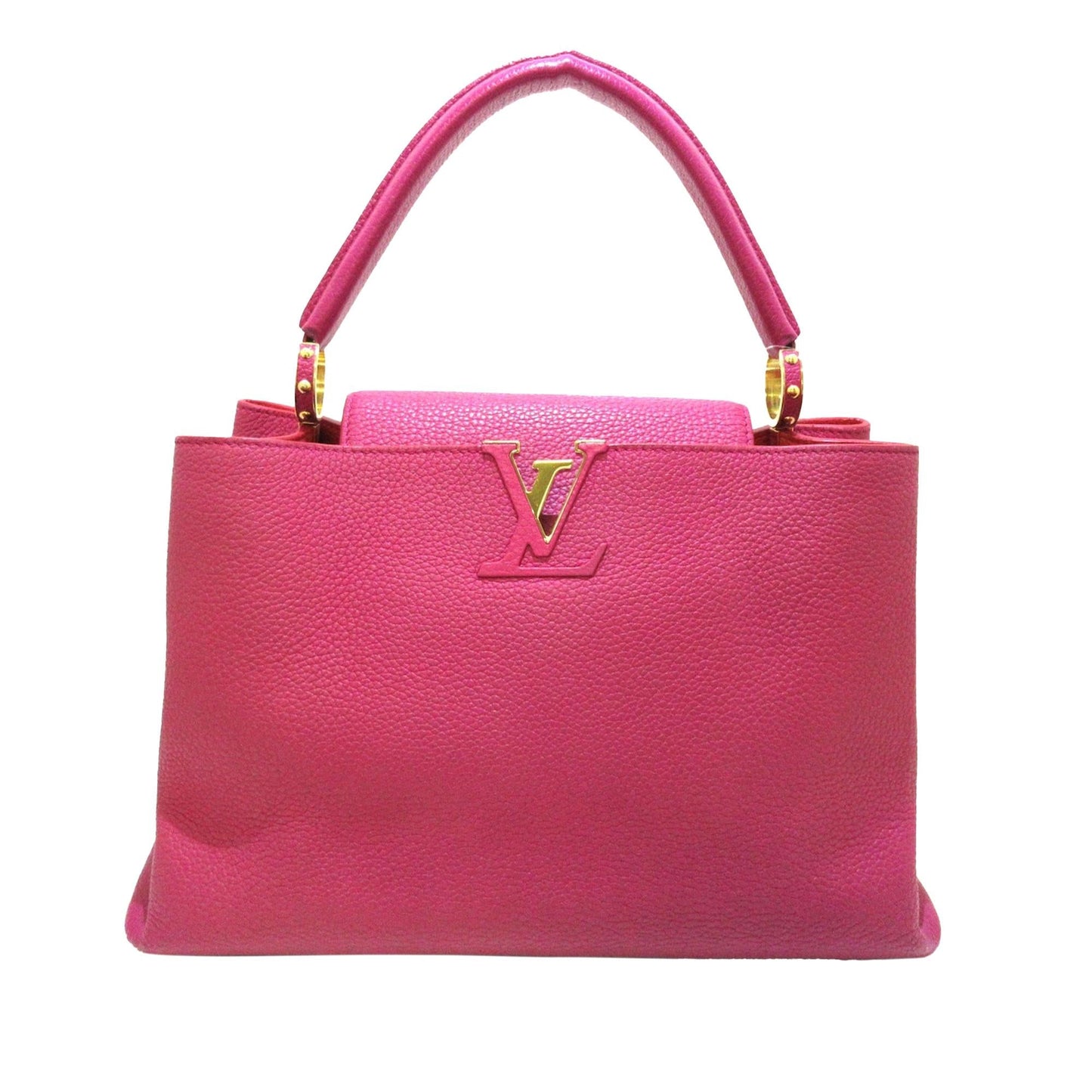 Louis Vuitton Taurillon Capucines MM (SHG-DeuA0c)