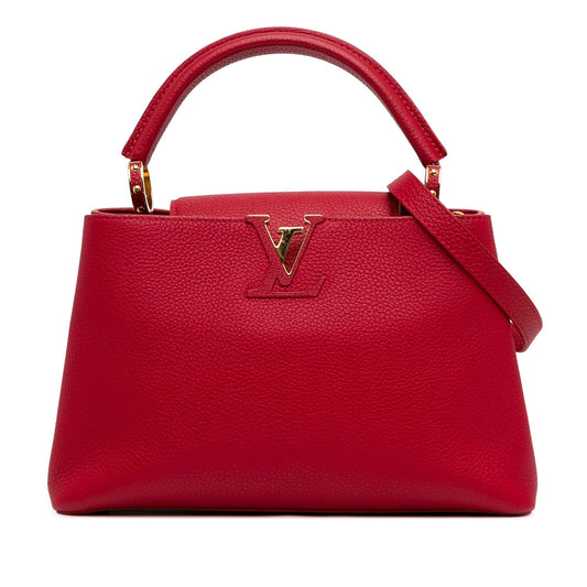 Louis Vuitton Taurillon Capucines MM (SHG-ph5xoX)
