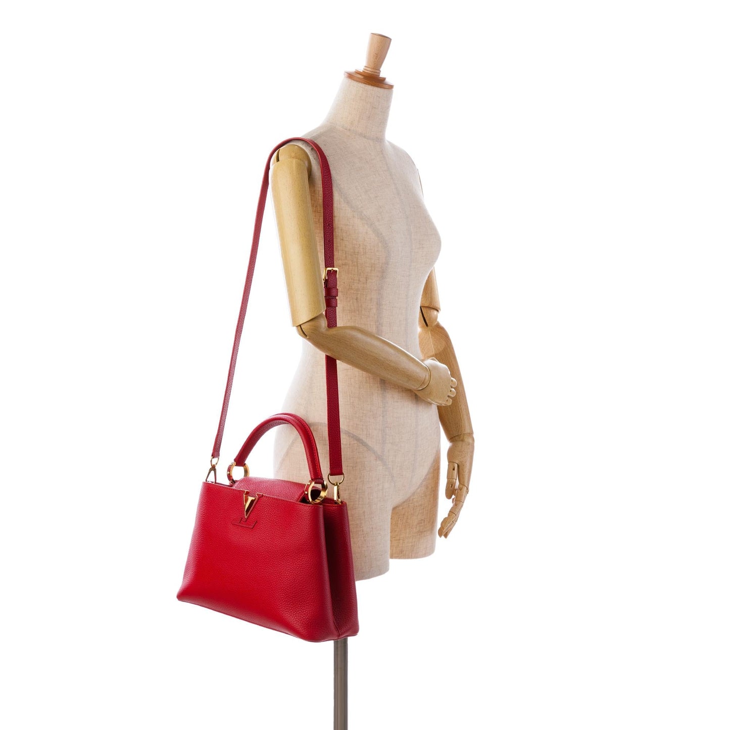 Louis Vuitton Taurillon Capucines MM (SHG-ph5xoX)