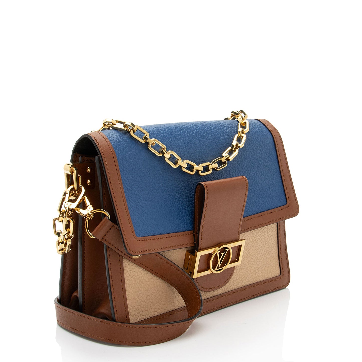 Louis Vuitton Taurillon Leather Dauphine MM Shoulder Bag