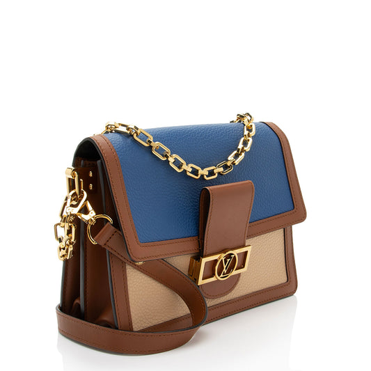 Louis Vuitton Taurillon Leather Dauphine MM Shoulder Bag