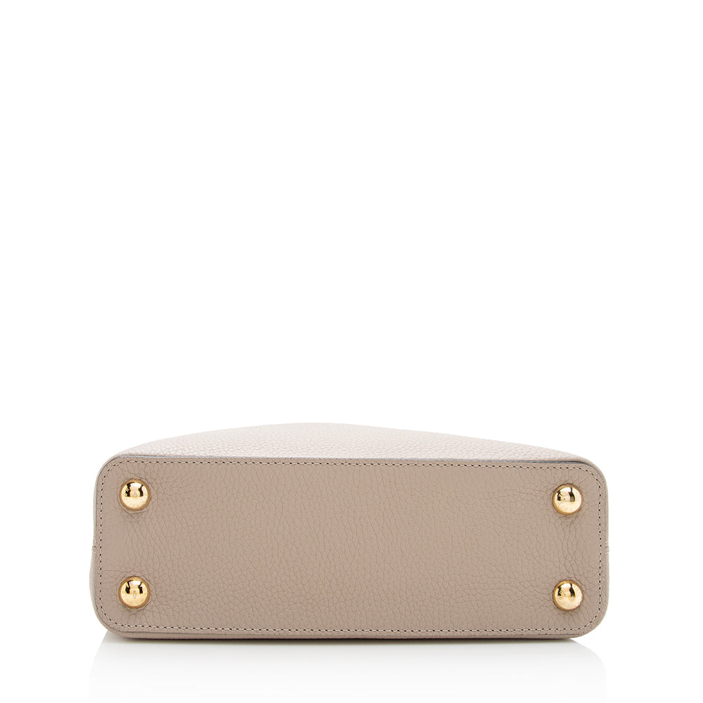 Louis Vuitton Taurillon Leather Python Capucines BB Bag (SHF-18967)