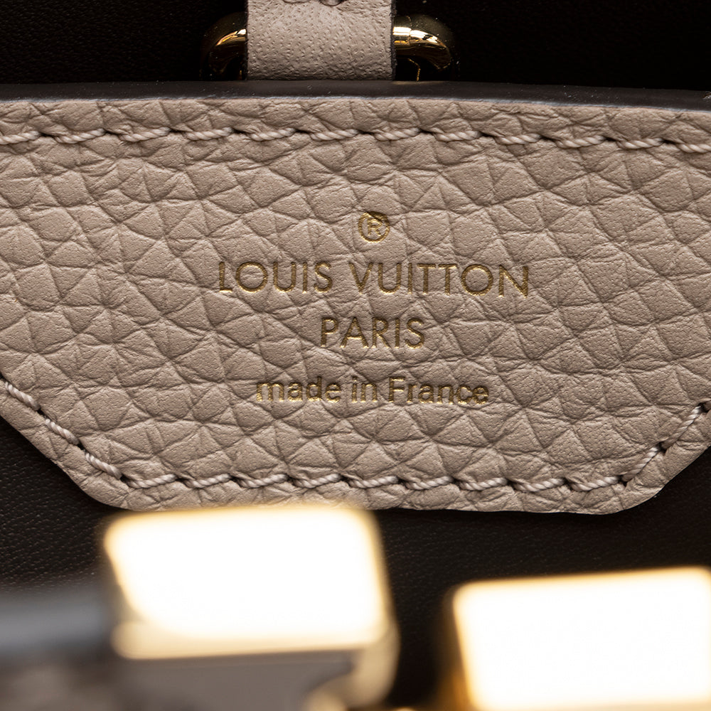 Louis Vuitton Taurillon Leather Python Capucines BB Bag (SHF-18967)