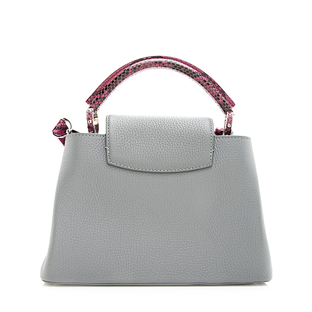 Louis Vuitton Taurillon Leather Python Capucines BB Bag -  (SHF-19402)