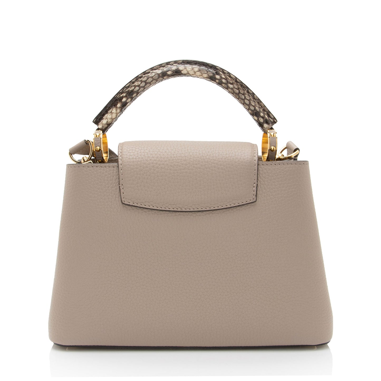 Louis Vuitton Taurillon Leather Python Capucines BB Bag (SHF-Pr9bYe)