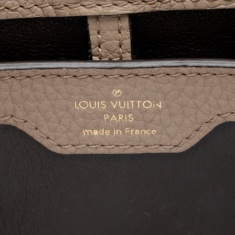 Louis Vuitton Taurillon Leather Python Capucines PM Bag (SHF-20678)