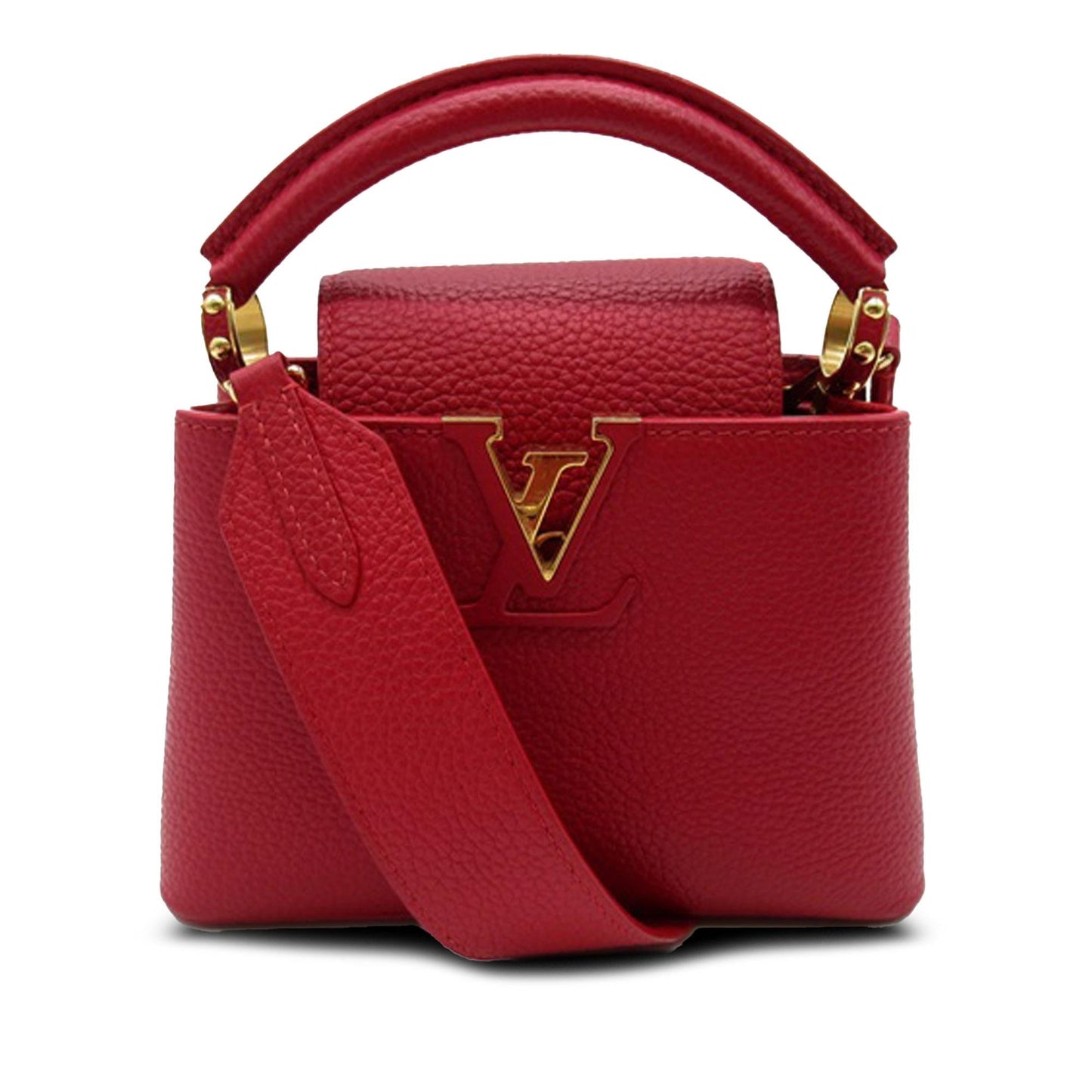 Louis Vuitton Taurillon Mini Capucines (SHG-FIL6o2)