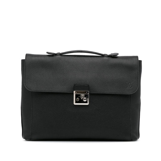 Louis Vuitton Taurillon Serviette Dorian Briefcase (SHG-hKMnCP)