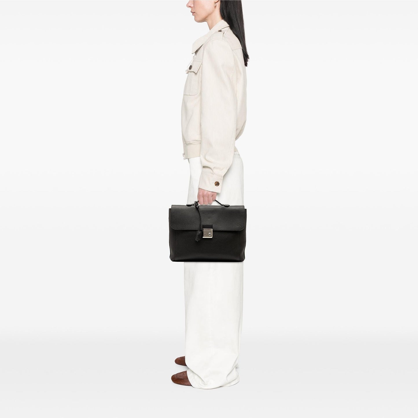 Louis Vuitton Taurillon Serviette Dorian Briefcase