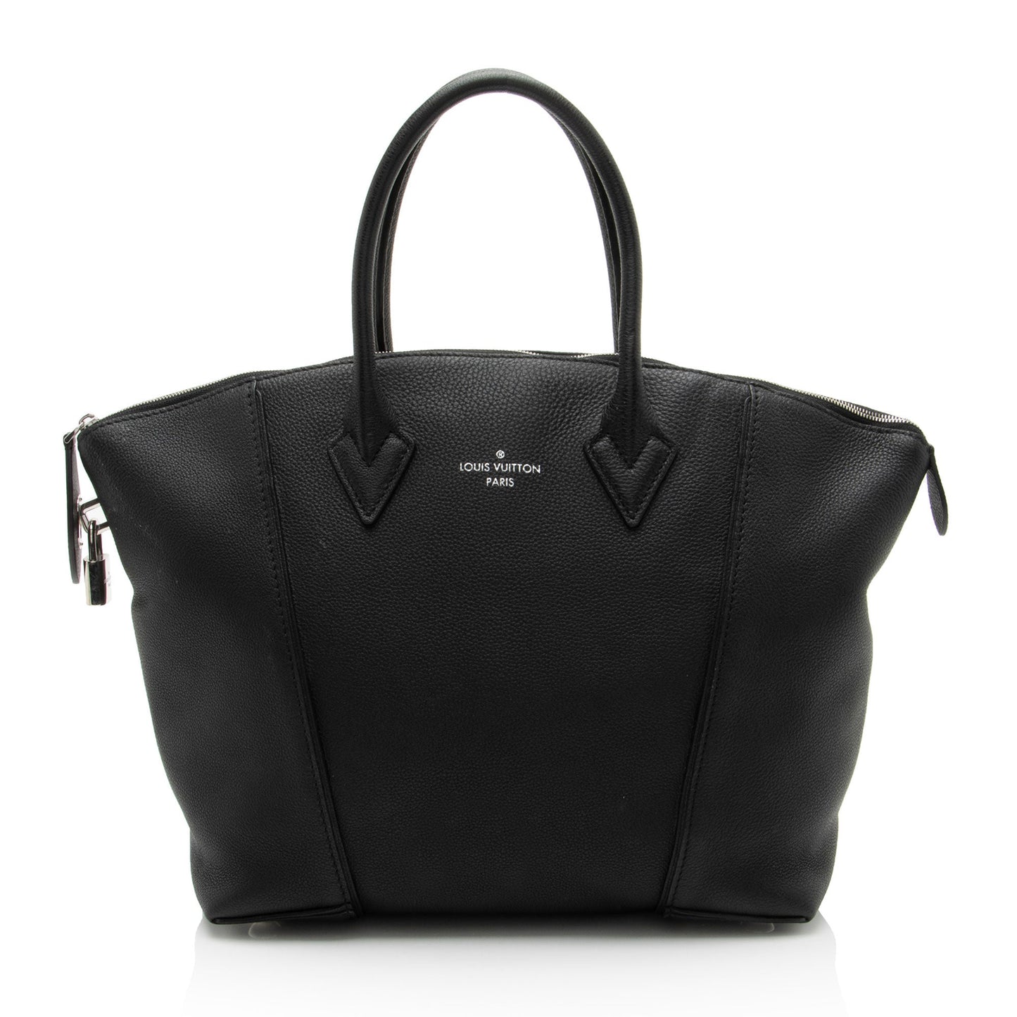 Louis Vuitton Taurillon Soft Lockit MM Satchel