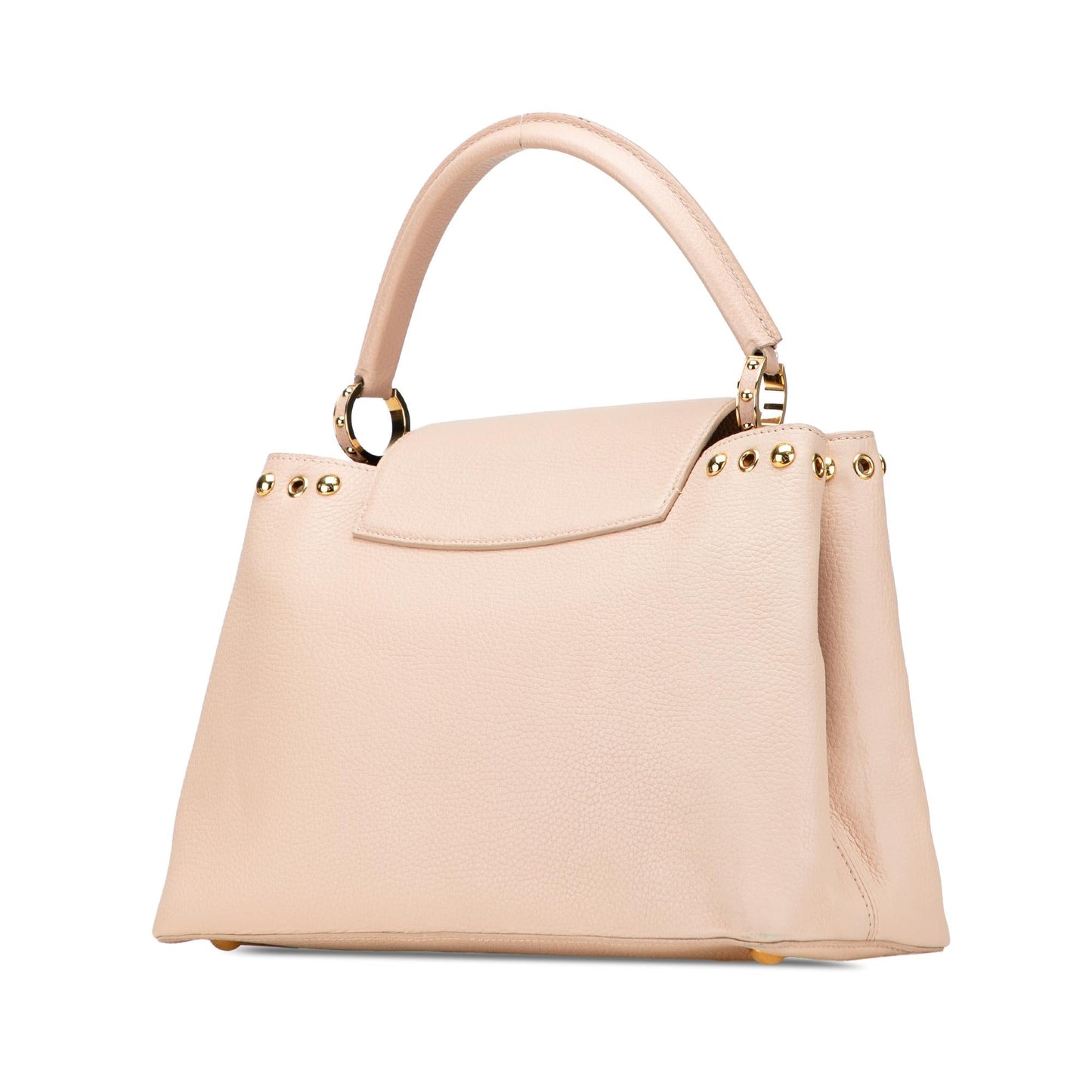 Louis Vuitton Taurillon Studdy Capucines MM