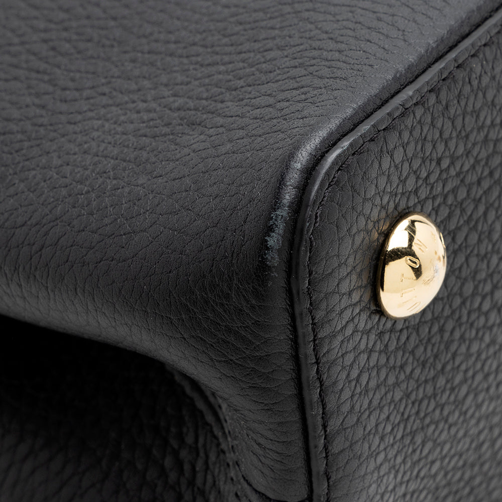 Louis Vuitton Taurillon Sweet Brogues Capucines PM Bag (SHF-18847)