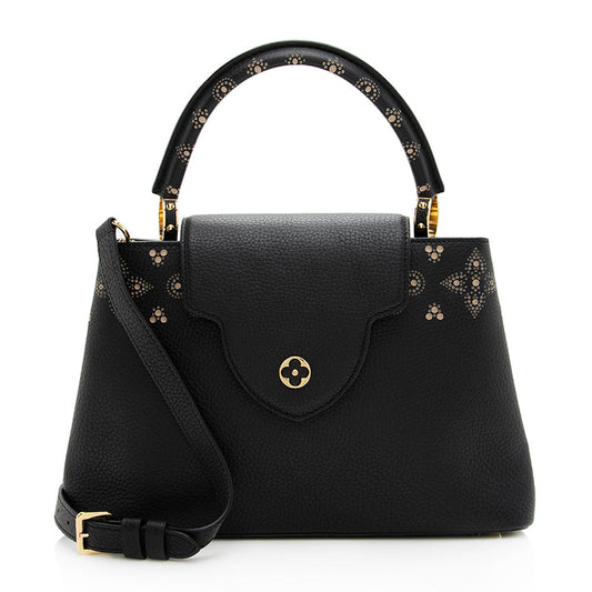 Louis Vuitton Taurillon Sweet Brogues Capucines PM Bag (SHF-18847)