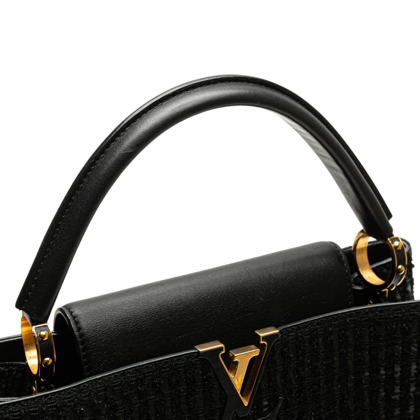 Louis Vuitton Tweed Capucines MM