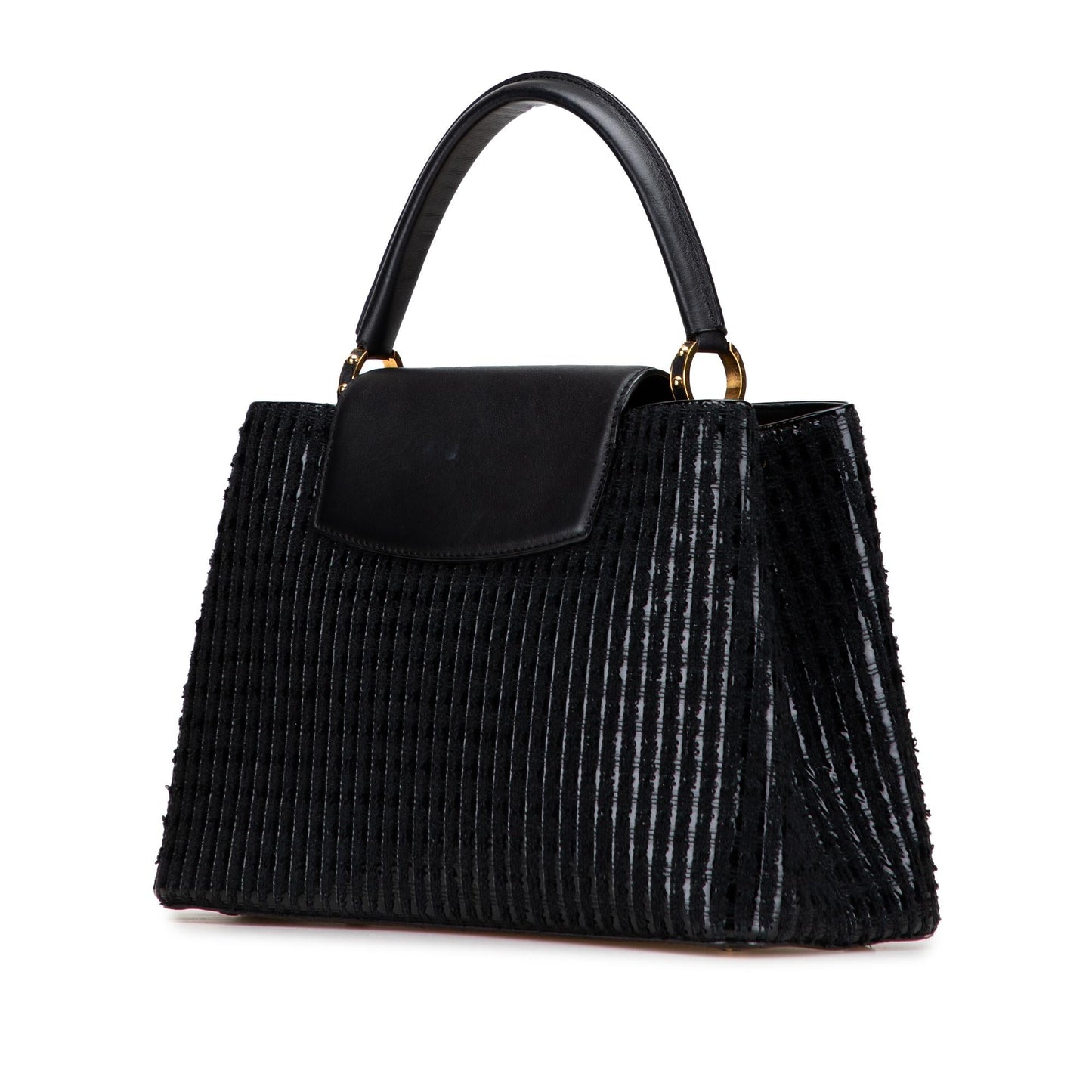Louis Vuitton Tweed Capucines MM