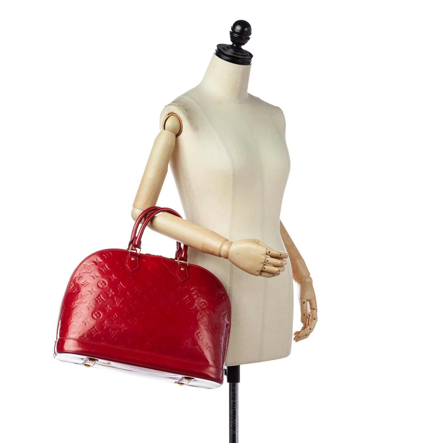 Louis Vuitton Vernis Alma MM (SHG-25869)