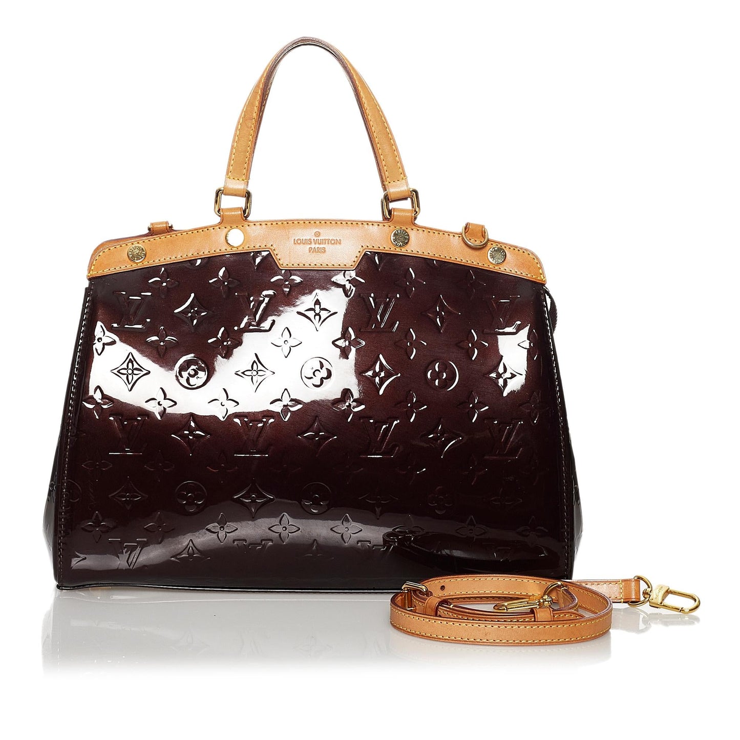 Louis Vuitton Vernis Brea MM (SHG-30116)