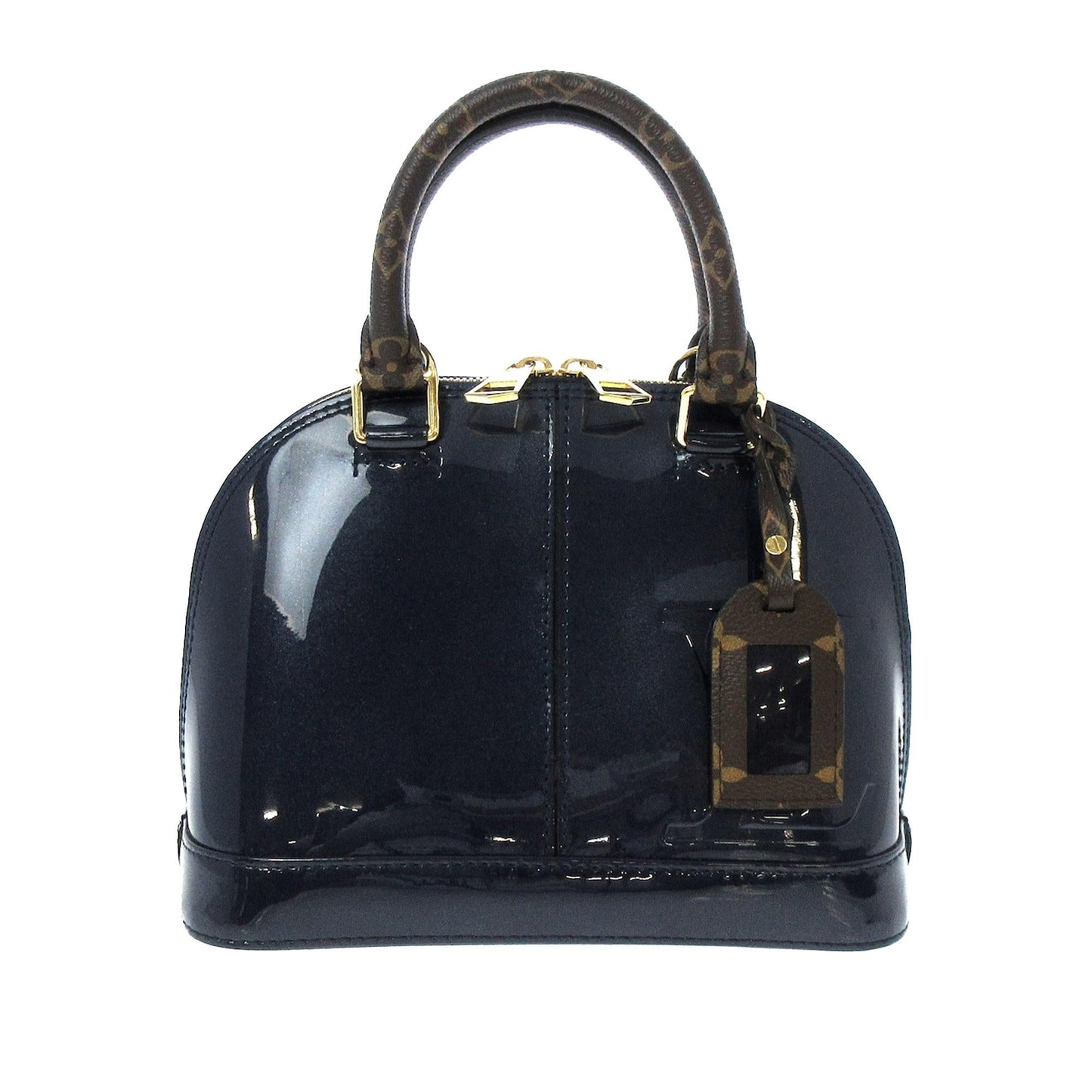 Louis Vuitton Vernis Miroir Alma BB (SHG-34811)
