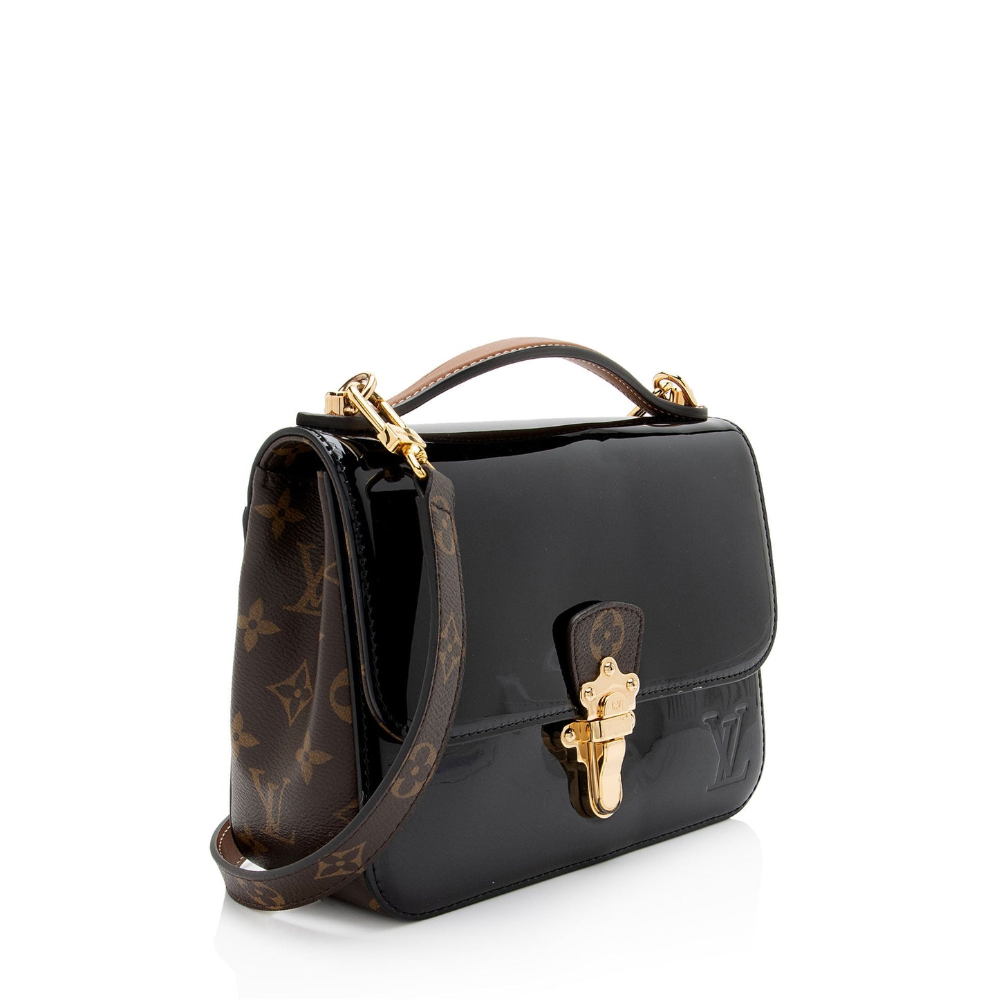 Louis Vuitton Miroir Vernis Monogram Canvas Cherrywood BB Shoulder Bag
