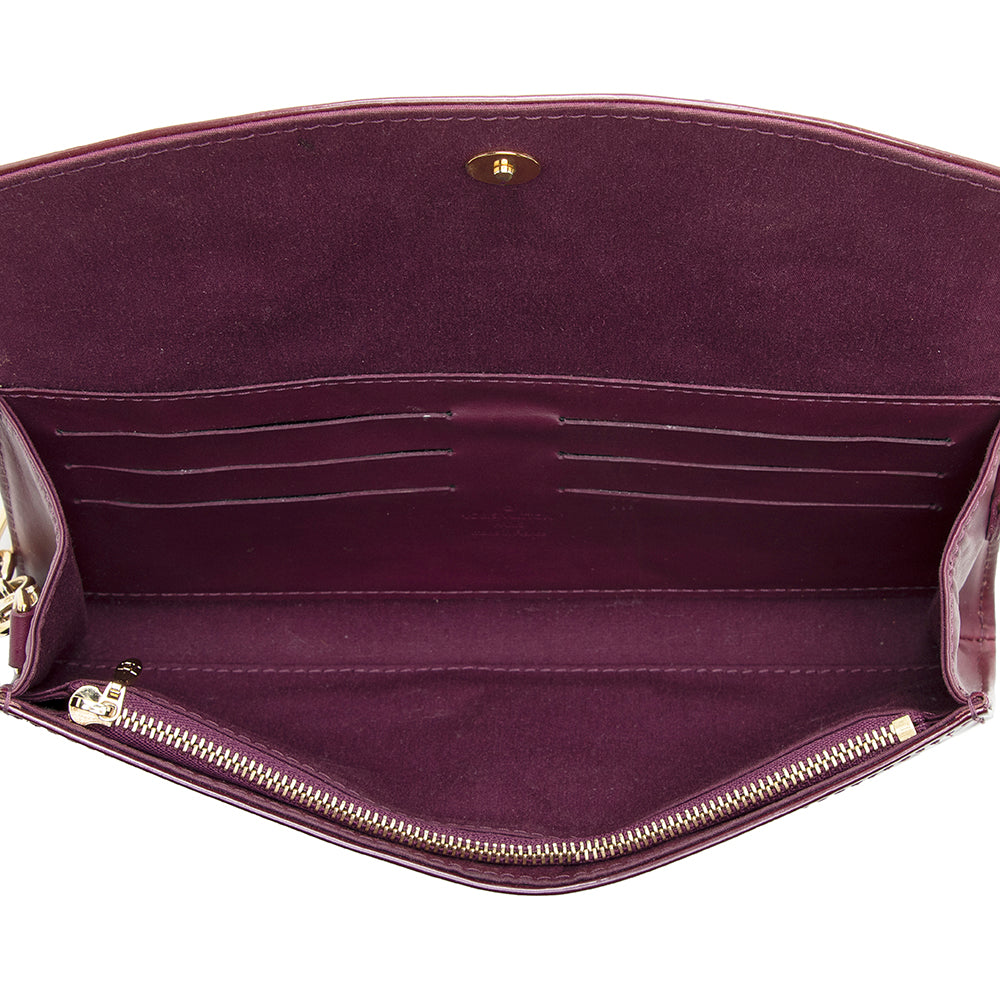 Louis Vuitton Vernis Sunset Boulevard Clutch (SHF-19813)