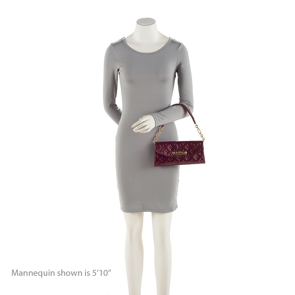 Louis Vuitton Vernis Sunset Boulevard Clutch (SHF-19813)
