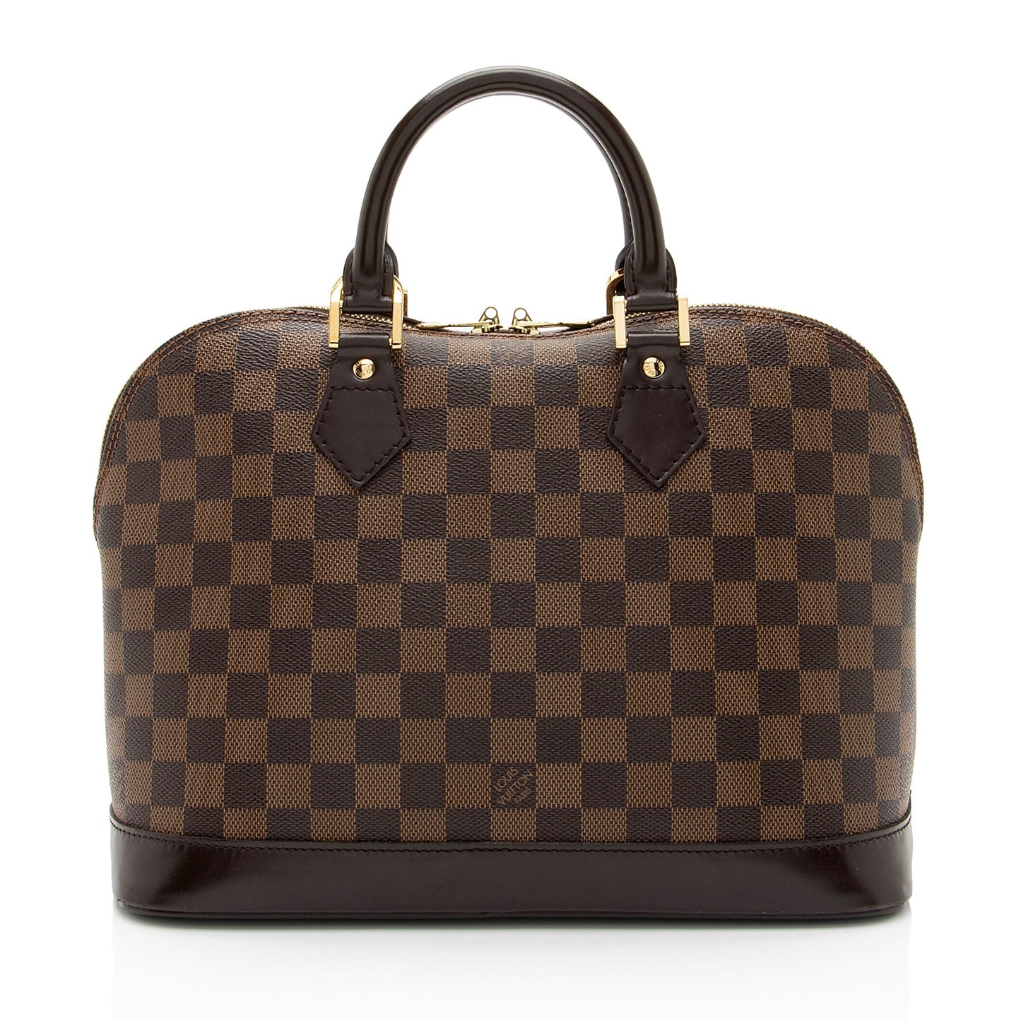 Louis Vuitton Vintage Damier Ebene Alma PM Satchel (SHF-iV4kN8)
