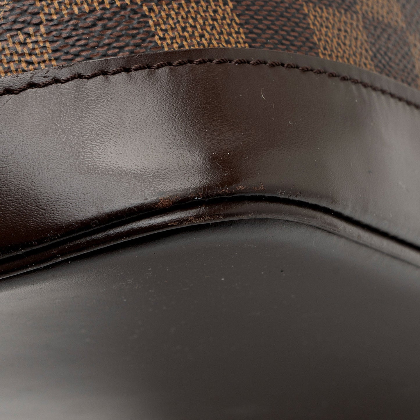 Louis Vuitton Vintage Damier Ebene Alma PM Satchel (SHF-iV4kN8)