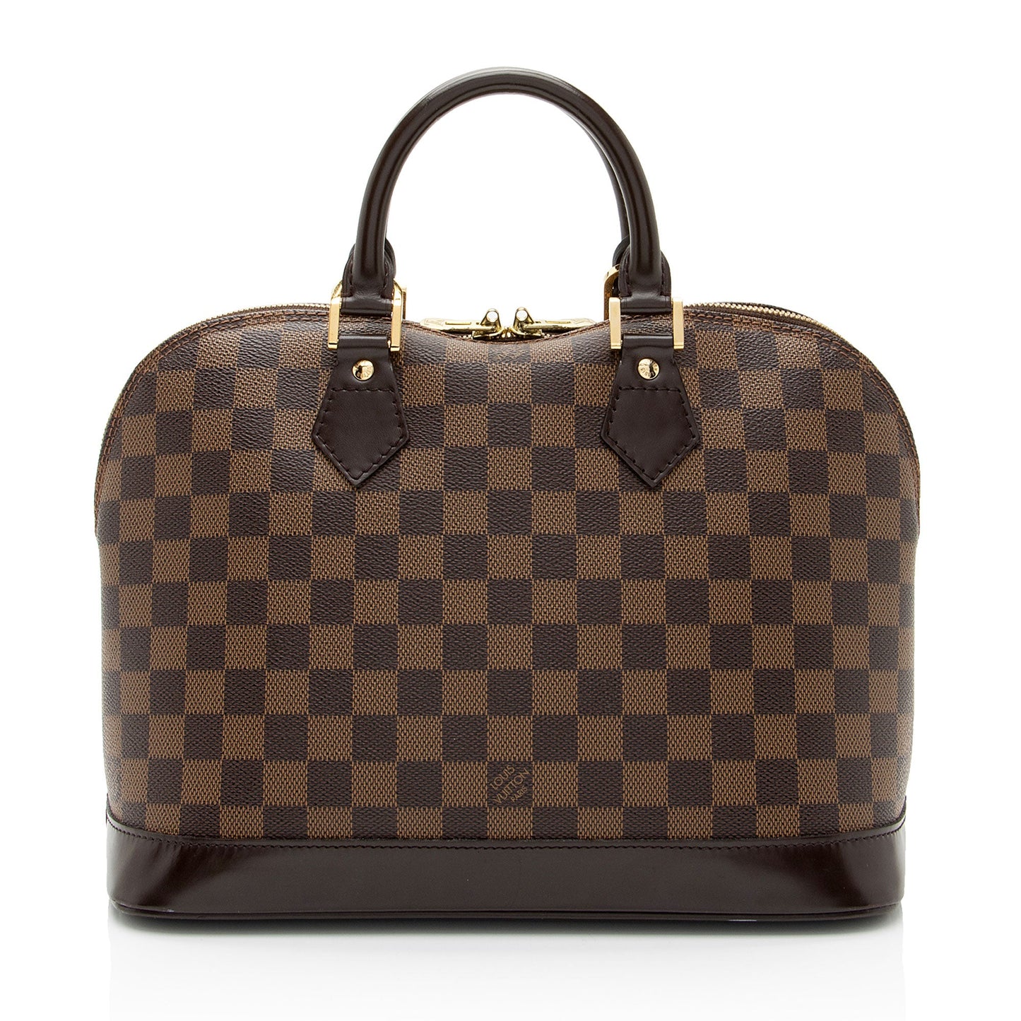Louis Vuitton Vintage Damier Ebene Alma PM Satchel (SHF-iV4kN8)
