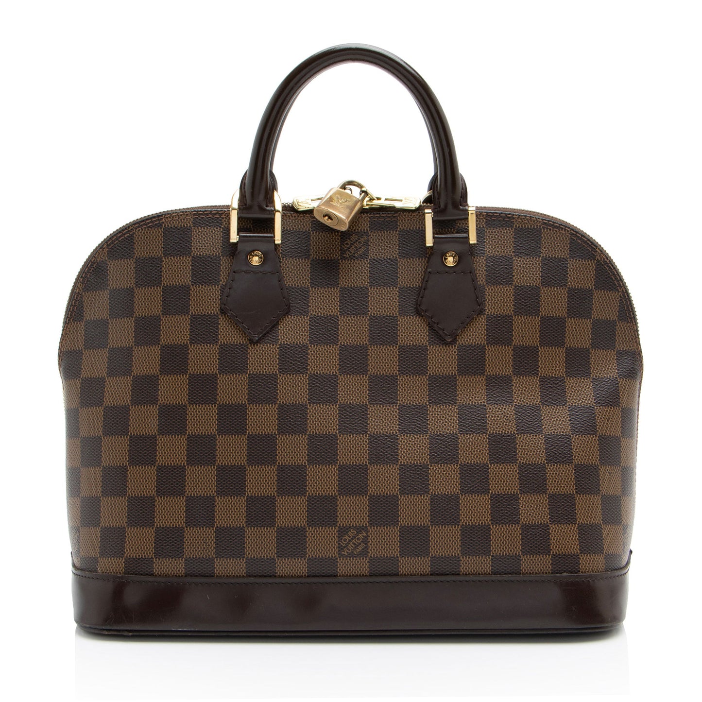 Louis Vuitton Vintage Damier Ebene Alma PM Satchel