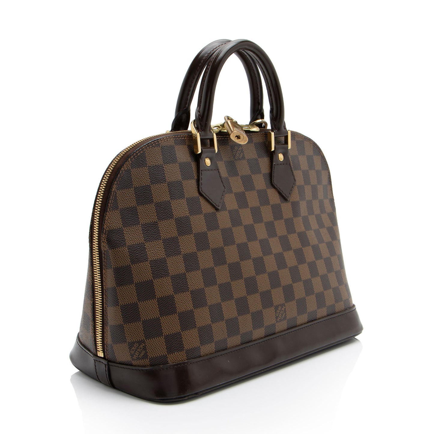 Louis Vuitton Vintage Damier Ebene Alma PM Satchel