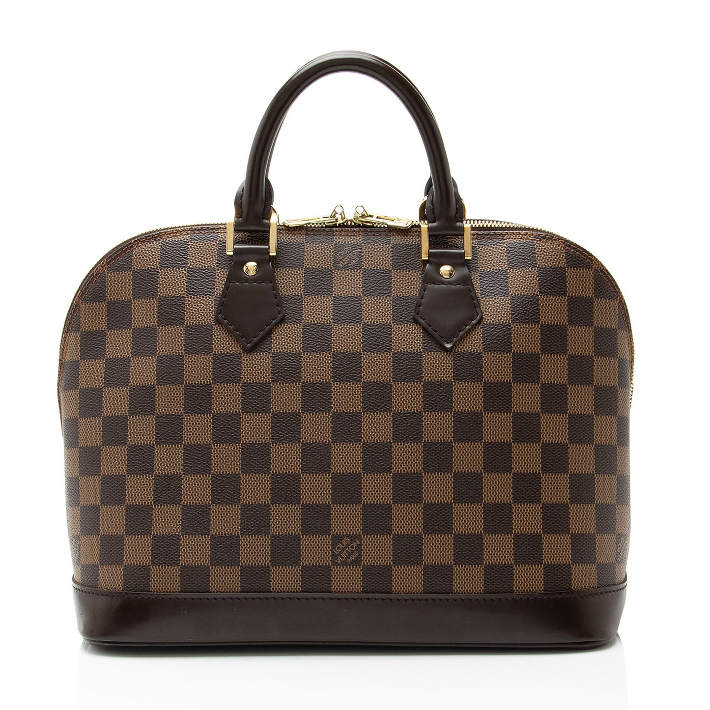 Louis Vuitton Vintage Damier Ebene Alma PM Satchel