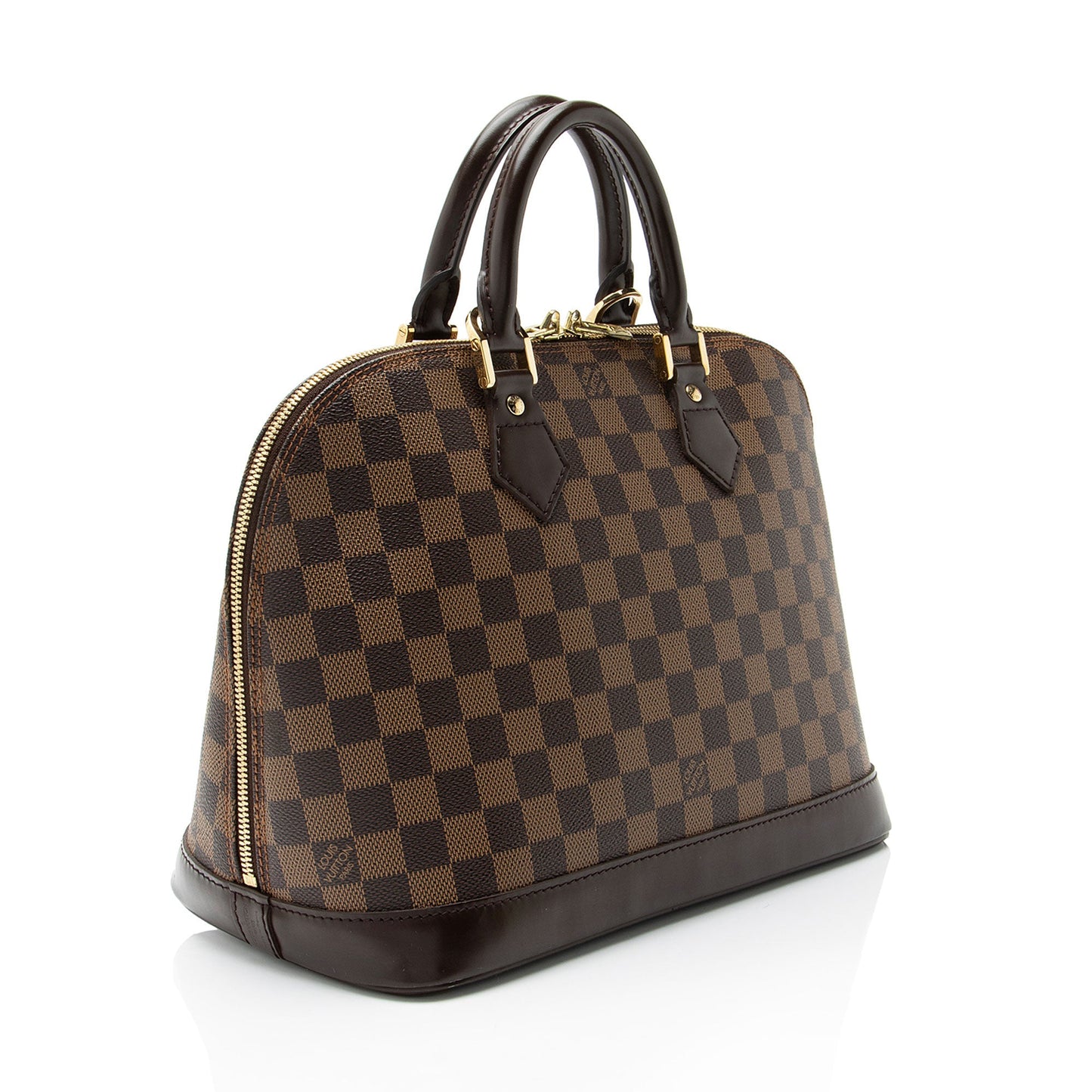 Louis Vuitton Vintage Damier Ebene Alma PM Satchel