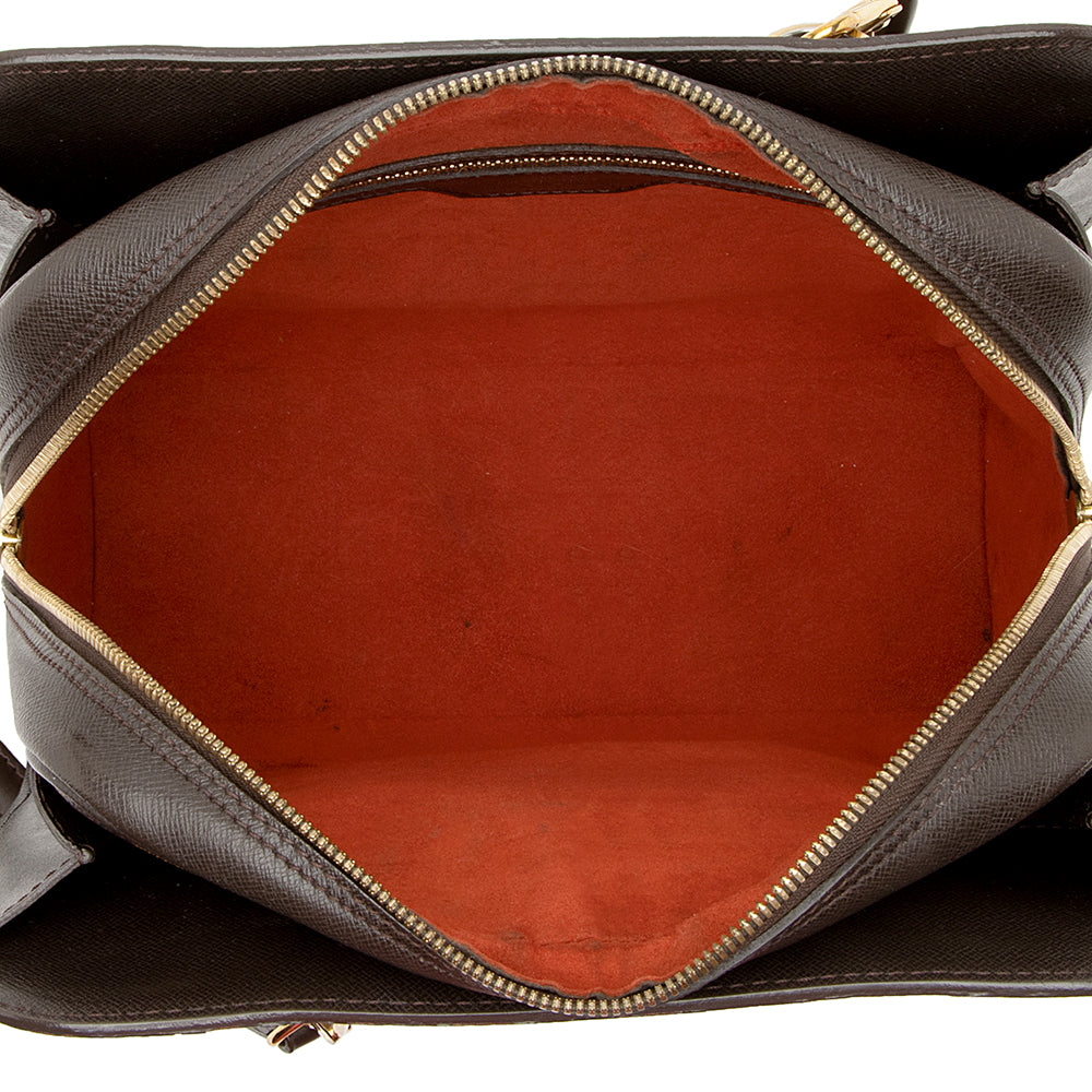 Louis Vuitton Vintage Damier Ebene Canvas Triana Satchel (SHF-21939)