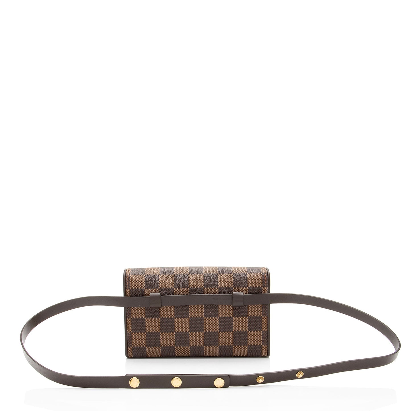 Louis Vuitton Vintage Damier Ebene Florentine Pochette Belt Bag (SHF-blgriX)