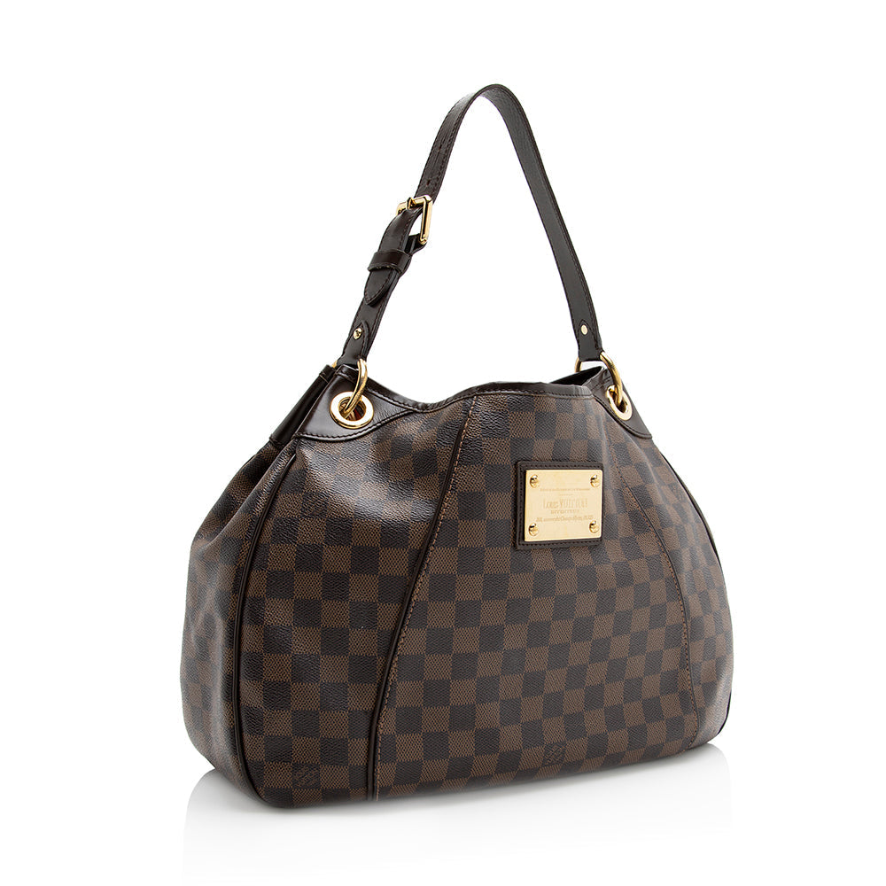 Louis Vuitton Vintage Damier Ebene Galliera PM Shoulder Bag (SHF-21147)